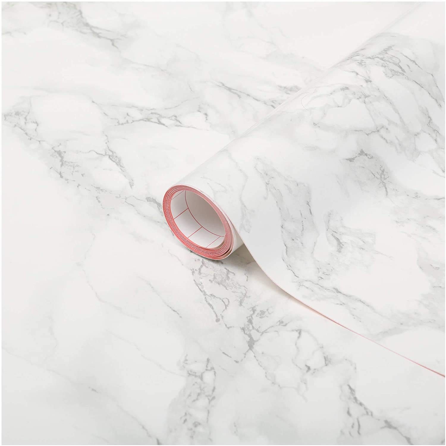 d-c-fix FA346-8306-4 Grey Marble Self-Adhesive Film 26" x 78" 4-pk