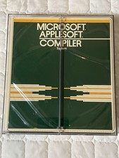 Microsoft Applesoft Compiler System Apple II II IIe Complete 3 Disk Set Manual