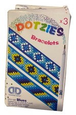 Diamond Dotz Dotzies Bracelet Kit GF-113 Blues Suitable For Ages 8 Easy Adjusta