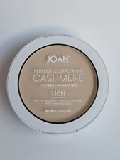 JOAH Perfect Complexion Cashmere Powder Foundation Medium Face Coverage Matte...