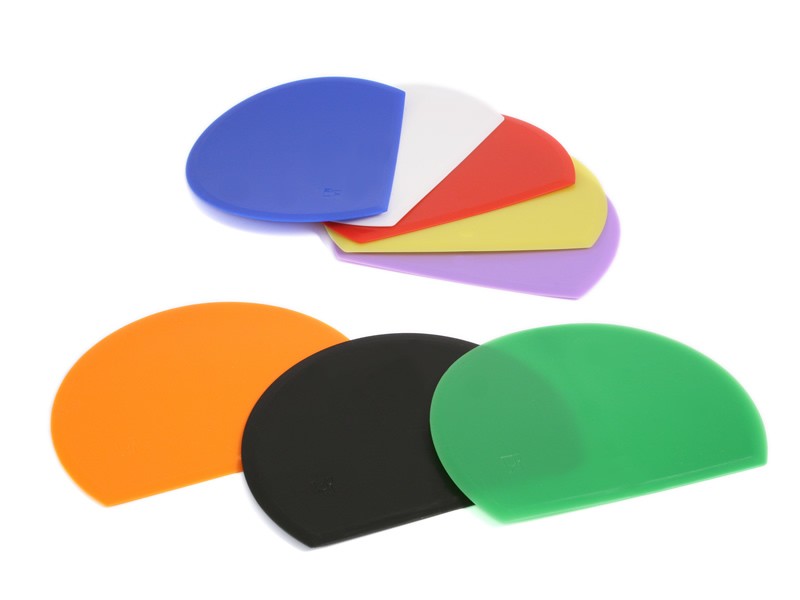 Teigschaber groß Schlesinger 160 x125x1,65mm Teigkarte Teigspachtel flexibel