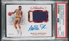 Magic Johnson 2018 Panini Flawless Game Used Patch Bold Auto /15 PSA 9 #HP-MJN
