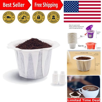 100 Count Biodegradable Coffee Filter Paper for Keurig - Smooth Taste Guaranteed
