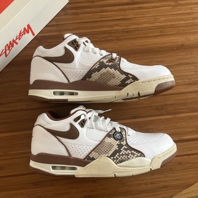 Stussy × NikeAirFlight89Low WhiteandPeca Nike x Stüssy Air Flight 89 Low “white and Pecan” | eBay