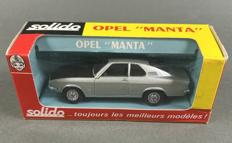 VTG Solido 188 Opel Manta 1/43 scale made in France VGC NR W/add Stickers