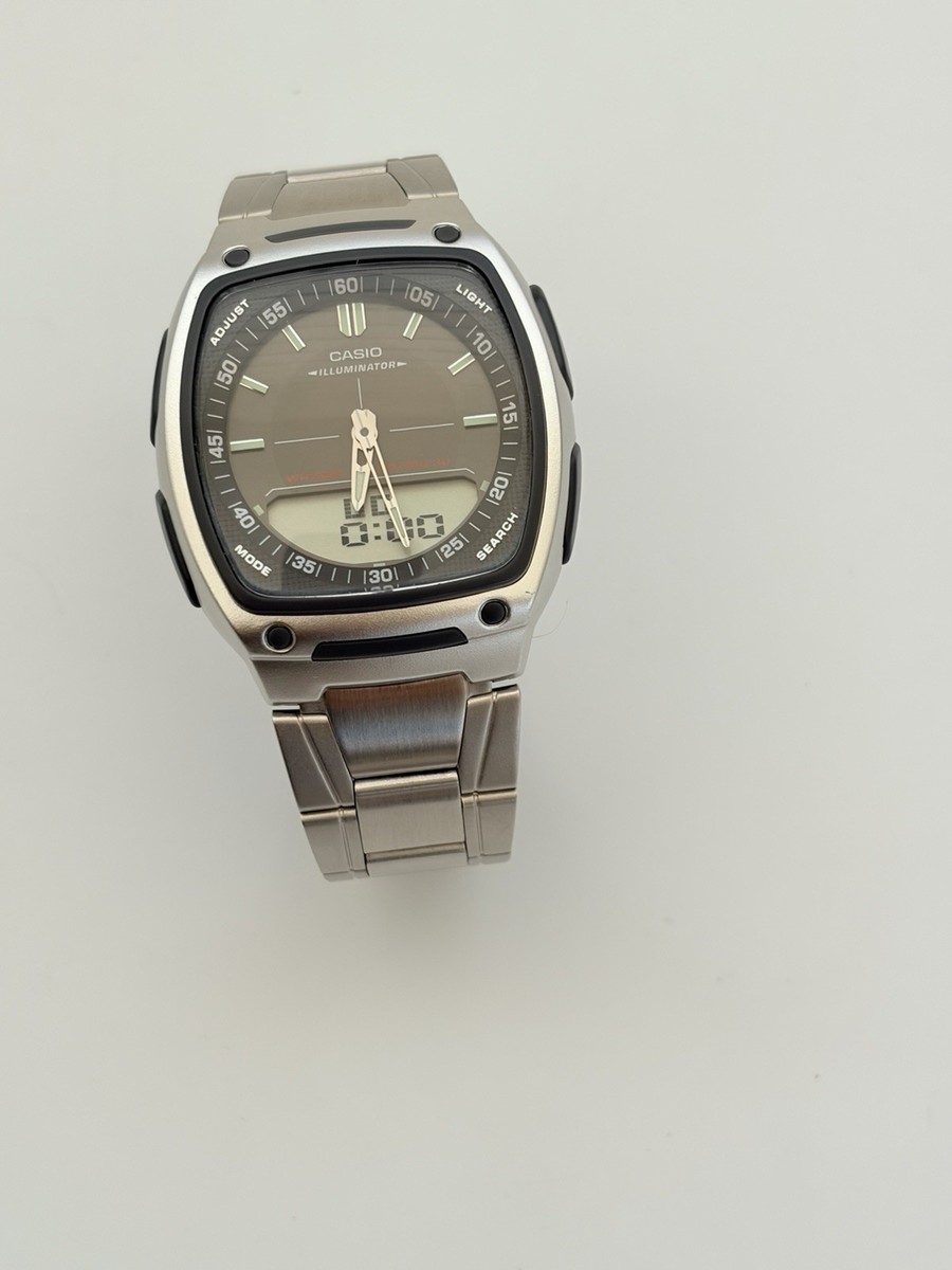 Casio Telememo 30 World Time 3 Alarm Mens Watch Illuminator WR50M