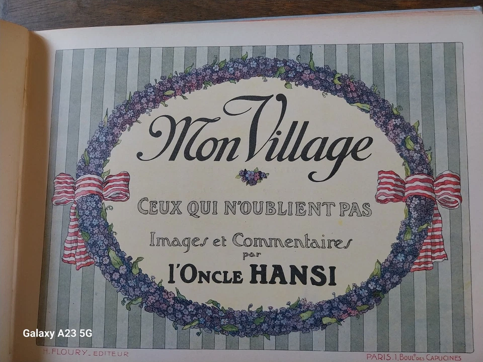 1910 - (HANSI) Mon Village Ceux qui n’oublient - EO - Photo 3/4