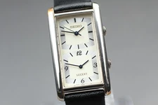 Vintage 1995 [Exc+5] SEIKO Lucent 1F2W-5A00 Dual Time Quartz Watch From JAPAN