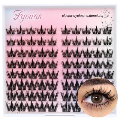Lash Clusters Manga Eyelash Clusters Spiky Cluster Eyelash Extensions 80Pcs C...
