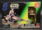 Star Wars Power Of The Force Speeder Bike W/Luke Skywalker Kenner 1996 Sealed