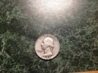 1952-D Washington Quarter (gold/lt blue)