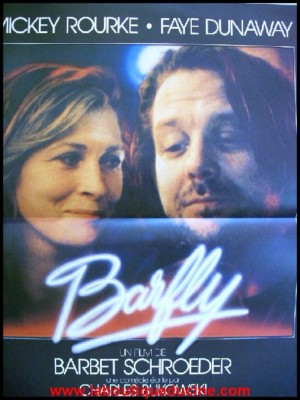 Barfly Plakat Kino / Movie Plakat Mickey Rourke