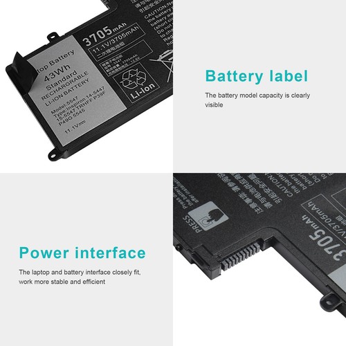 43Wh TRHFF Battery For Dell Inspiron 15-5547 5545 5548 N5447 Latitude 3450 3550 - Picture 8 of 10