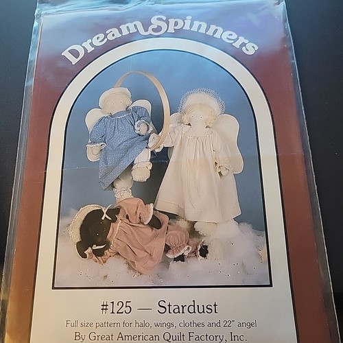 Stardust Angels Dolls Craft VTG 1986 UnCUT Pattern Sewing Dream Spinners #125 - Picture 2 of 4