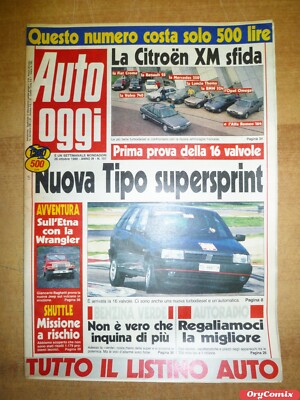 Auto Heute - Jahr IV (4) - N.151 (26 Oktober 1989) Fiat Tipo Supersprint Heft