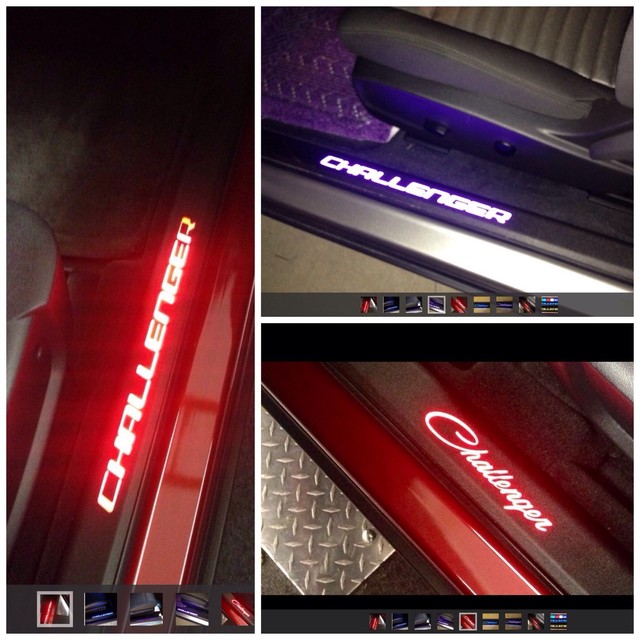 Dodge Challenger Illuminated Door Sills Fits 20082014 Only eBay