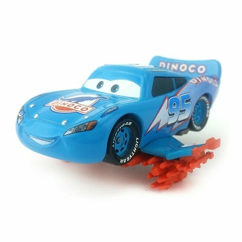 Storm Lightning Mcqueen blue Dinoco from Disney Cars Pixar figure Mattel  similar to Comic-Con - video Dailymotion