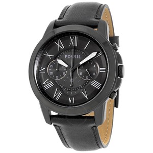 Montre Homme Fossil Grant FS4812IE Bracelet cuir noir à 119,00 € ➤ 