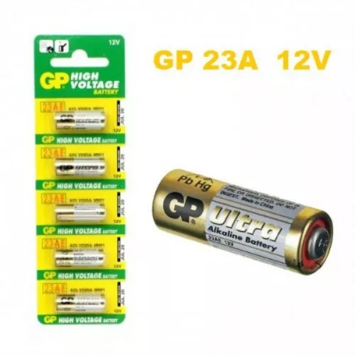 Vinnic 23A 12V Alkaline Battery (5 Pack)