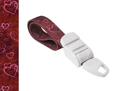 ROLSELEY Quick & Slow Release Medical Nurse Tourniquet - RED HEARTS LOVE Pattern