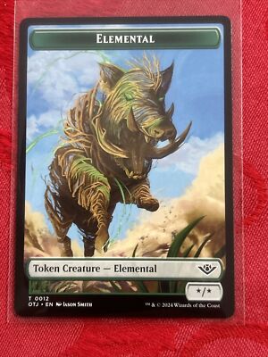 Magic the Gathering - Elemental - Token - Outlaws of Thunder