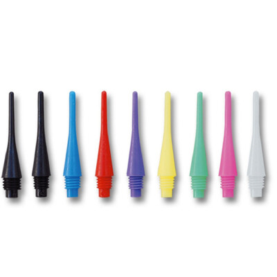 BULL'S Longlife Long Soft Tips 2BA / 6 mm - 1/4 BSF 8 mm 100 oder 1000 Stück