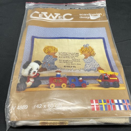 vintage cewec skandinavisches Design gezählt Kreuzstich V4193 Dänemark