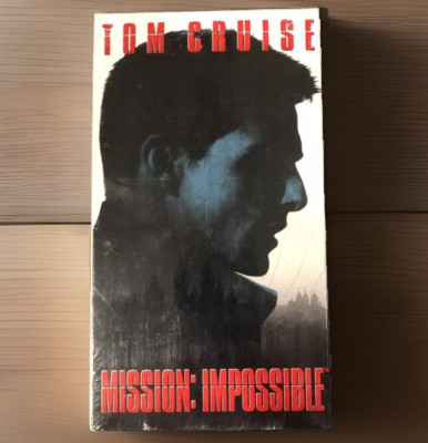 Mission: Impossible VHS 1996 Tom Cruise Action Adventure Spy Movie Sealed