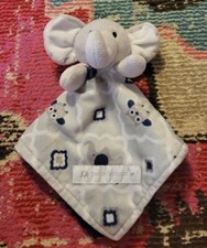 Baby Lovey Elephant Owl gray security blanket infant Petite L'amour nursery
