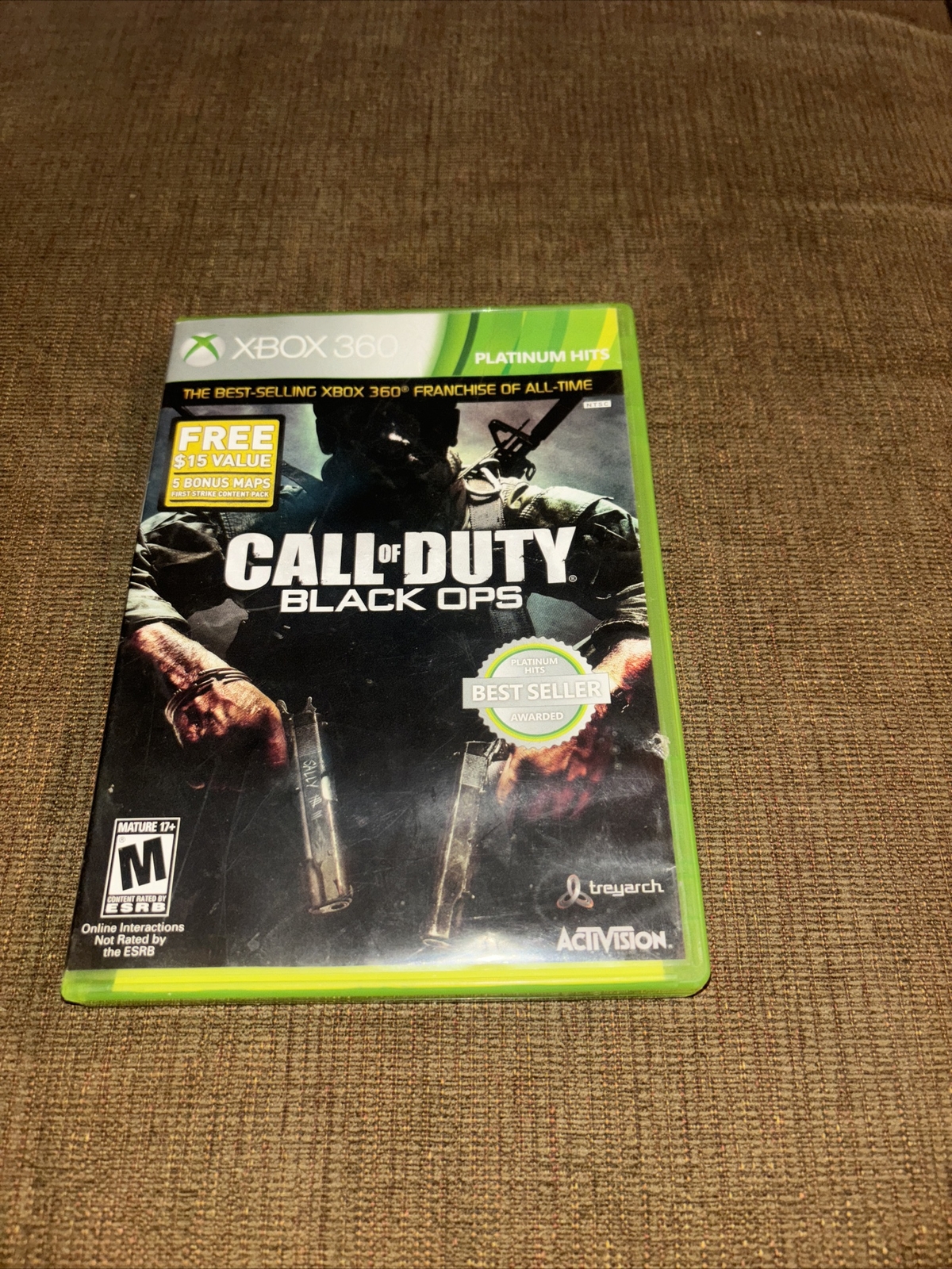 DISC ONLY Call of Duty: Black Ops (Microsoft Xbox 360, 2010) COD 1 ...