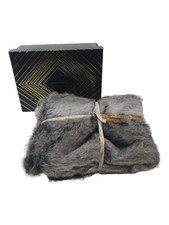 Plaid Sibirianwolf 140x200cm Kunstfelldecke Wohndecke Tagesdecke Kuscheldecke