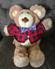 Vintage Furskins Farrell Furskin Teddy Bear Plush Xavier Roberts 22" Coleco 1984