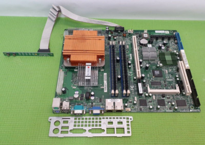 SuperMicro SUPER PDSMI+ Intel Server Motherboard  TESTED Ram + cpu included