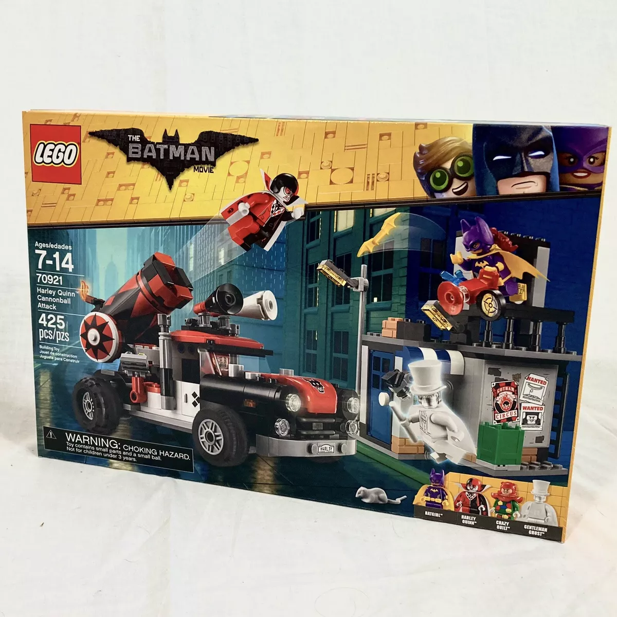 The LEGO Batman Movie: Harley Quinn Cannonball Attack (70921) Toys