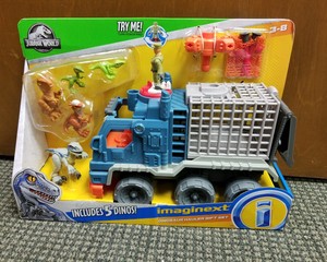 imaginext dinosaur hauler gift set