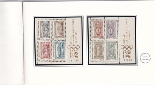 Greece 1996 YEAR PACK Yv 1888/1914 without 1890/91 30 stamps+ 3 SS 105.5€ MNH - Picture 3 of 7
