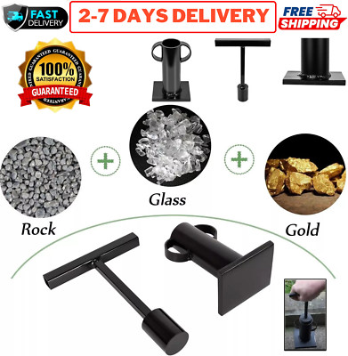 Rock Crusher Frit Marker Set Glass Breaker Gold Stone Rush Ore Mining Pulverizer