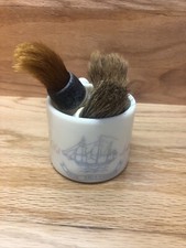 Vintage Old Spice Shaving Mug W/ Vintage Brush s