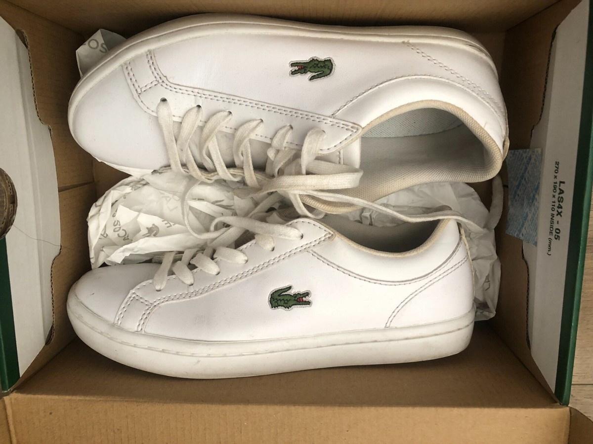 Lacoste Straightset BL I White Leather Sneaker Women Australia