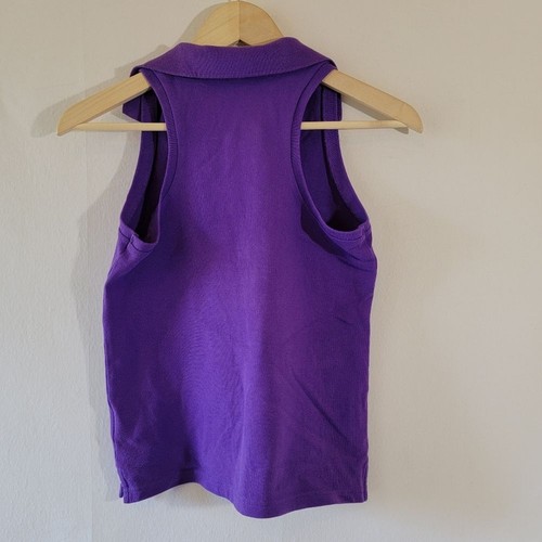 Polo Ralph Lauren Girls Lavender Sleeveless Polo Sz L Golf Athleisure School - Picture 2 of 12