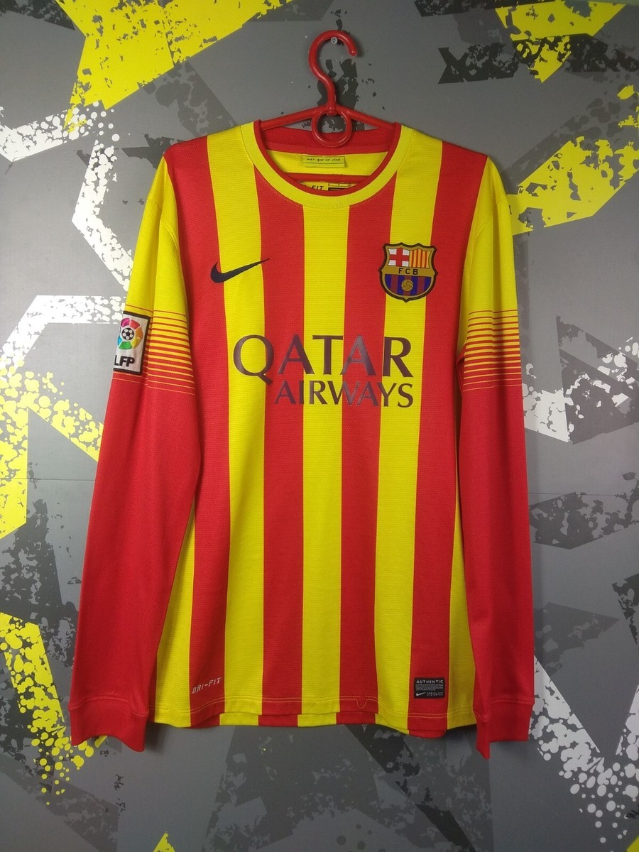 Barcelona Long Sleeve Jersey Away football shirt 2013 - 2014