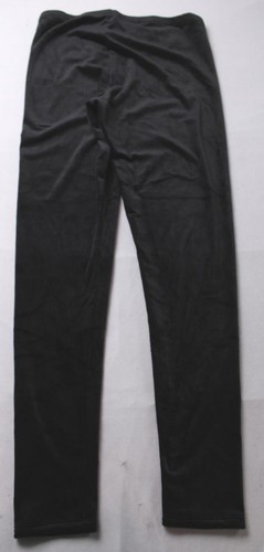 Felina Women's Solid Ultra Luxe Velour Soft Leggings EJ3 Black Size XL NWT - Picture 3 of 4