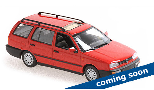 Cadeau collectionneur : Volkswagen Golf Variant 1997 rouge Maxichamps 1/43