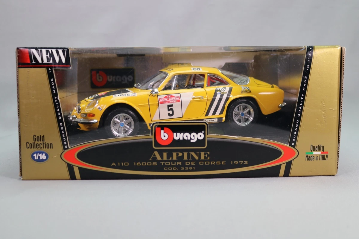 Alpine - A110 Tour de Corse 1973 - Bburago Italie - Autos Minis Alpine - A110 Tour de Corse 1973 - Bburago Italie - Autos Minis