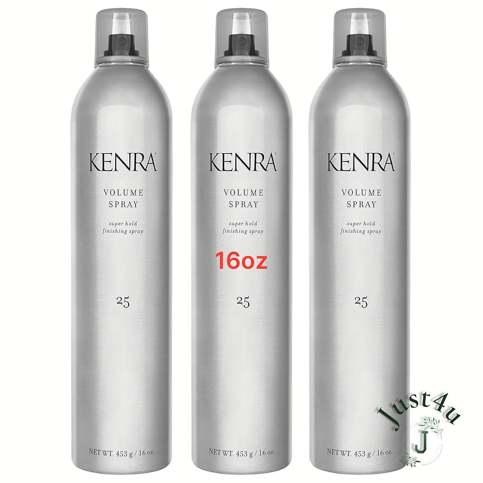 25 Super Hold Finishing Spray, 16oz. (3pack) 80% Voc