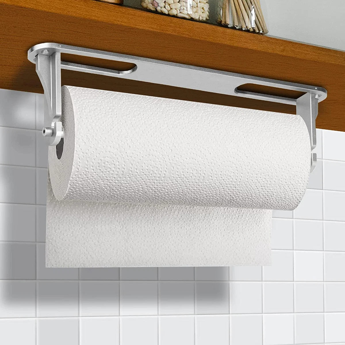 Paper Towel Holder - Under Cabinet or Wall Mount