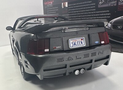 Ford Mustang Saleen S281 SC Speedster 2003 - Autoworld 1/18 - Dark Shadow - NEUF