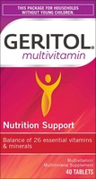 Geritol Multi-vitamin Nutritional Support Tablets, Balance Of 26 Essential And Geritol Multi-vitamin Nutritional Support Tablets, Balance Of 26 Essential And