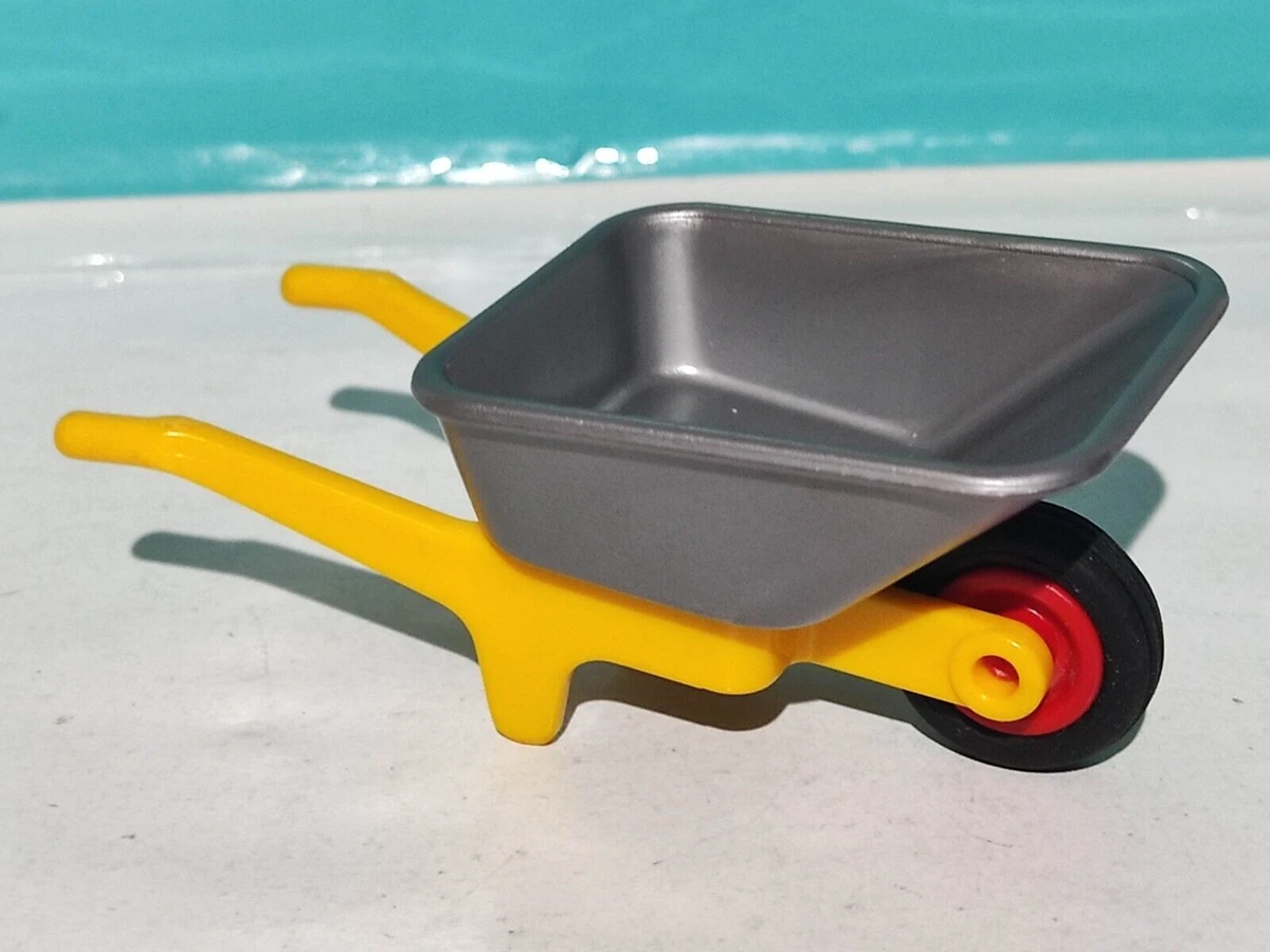 PLAYMOBIL WHEELBARROW WHEELBARROW WORKER CONSTRUCTION SITE FARM