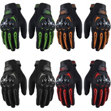 Men Protect Shell Motorcycle Riding Hiking Glove with Non-Slip Palm Touch Screen